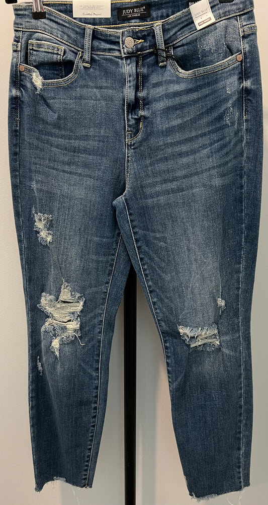 JB High Waisted Destroyed Relaxed Fit Jeans