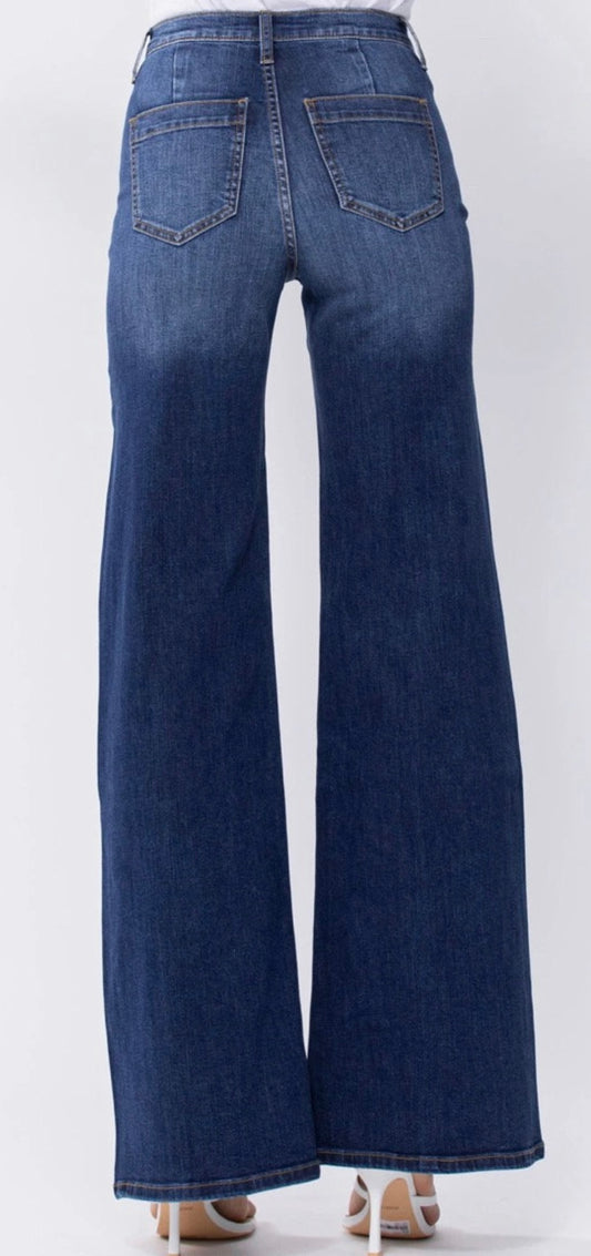 High Rise 70's Flare with 5 Button Fly Jeans