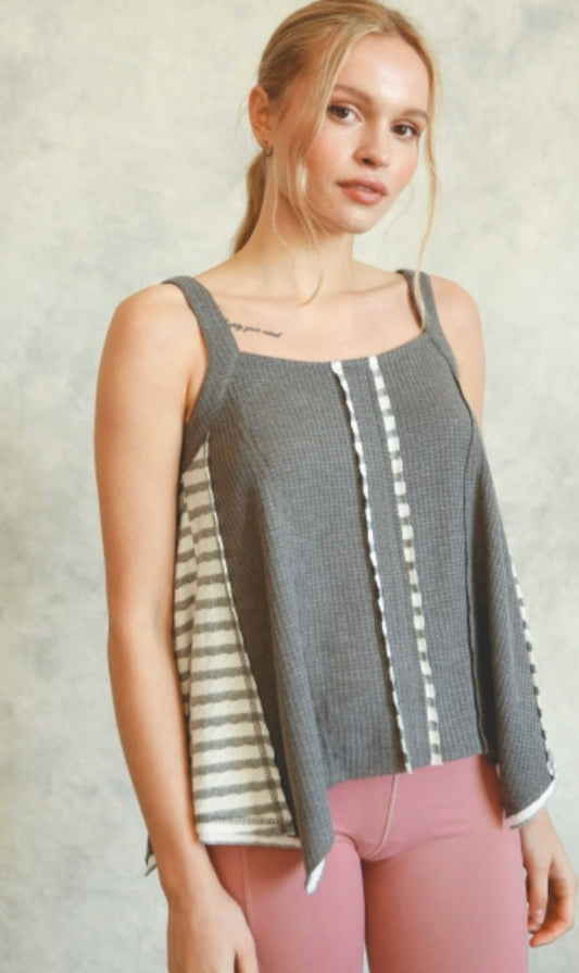 Stripes Thermal Knit Top